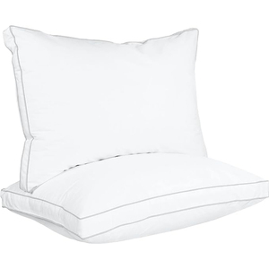 Ropa de cama Almohadas de cama para dormir Tamaño Queen Blanco Juego de 2 Refrigeración Calidad de hotel para espalda Estómago o personas que duermen de lado - Product Image 6