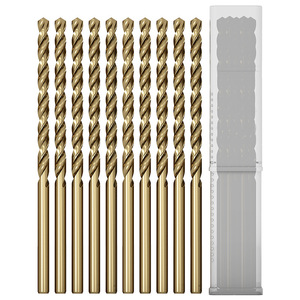 BEILI M35 HSS Co Fully Ground Twist <strong>Drill</strong> <strong>Bit</strong> 1.8-10mm Extra <strong>Long</strong> for Stainless Steel Cast Iron Aluminum Metal Drilling - Product Image 1