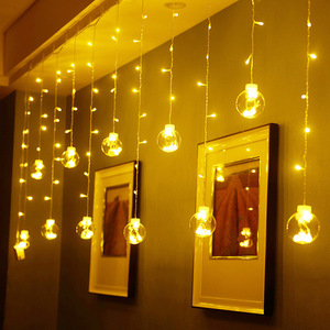<strong>Amazon</strong> Hot Sale LED Wish Ball Shape Flashing Window Curtain <strong>Lights</strong> DIY Decorative Christmas Holiday String <strong>Lights</strong> <strong>Room</strong> CE - Product Image 1