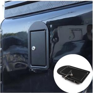 ฝาถังน้ำมันเชื้อเพลิงรถยนต์อลูมิเนียมอัลลอยสีดำพร้อมฝาล็อคกุญแจเหมาะสำหรับรถแลนด์โรเวอร์ - Product Image 1