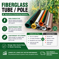 Tube rond en FRP haute résistance, tubes creux en GRP, tuyau composite en fibre de verre