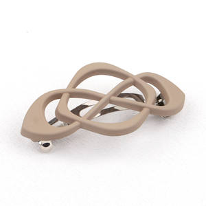 Pinces <span class=keywords><strong>à</strong></span> cheveux plates françaises personnalisées, griffe <span class=keywords><strong>à</strong></span> cheveux incurvée et creuse, barrettes <span class=keywords><strong>à</strong></span> cheveux pour dames <span class=keywords><strong>à</strong></span> forte tenue - Product Image 3