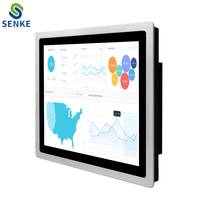Écran tactile industriel HMI 25/27/32 pouces, processeur Intel I3 I5 I7, PC tout-en-un, tablette PC, Windows