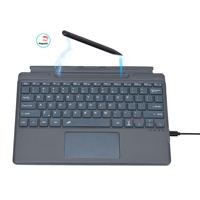 Keyboard Backlight Surface Pro 8 Keyboard Nirkabel Dengan Touchpad untuk Microsoft Surface Pro X 3 4 5 6 7