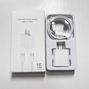 Juego de 35W de alta calidad, Cargador rápido para iPhone 35W, cargador, adaptador de corriente, cable de datos trenzado rápido para teléfono móvil <span class=keywords><strong>Usb</strong></span>-<span class=keywords><strong>c</strong></span> - Product Image 2