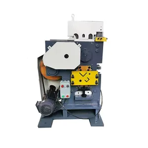 Angle Steel Channel Iron Cutting Machine metal hole punch and shear Universal Hydraulic ironworker machine