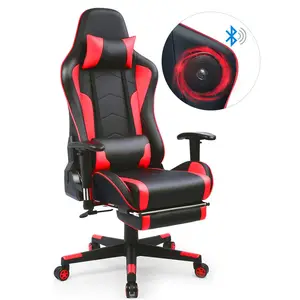 Hot Koop Fashion Pc Elektrische Beste Gaming Stoel Met Luidspreker Game Racing Stoel Wiel Swivel Liggende Gaming Office Stoel