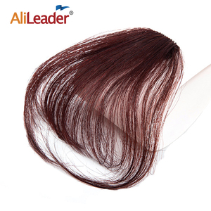 AliLeader Clip <span class=keywords><strong>In</strong></span> Bangs Mano Legata Dei Capelli Umani Bangs Fringe Per Le Ragazze - Product Image 6