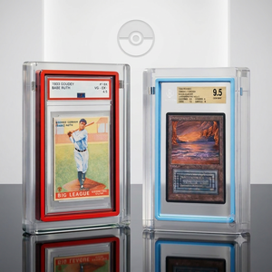 Estuche Protector de Acrílico Magnético UV Personalizado para Tarjetas Coleccionables Graduadas Pokémon con Soporte para Graduación PS-A CGC BGS TCG - Product Image 1
