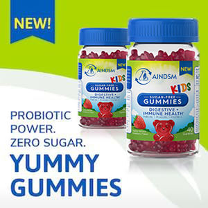 Gomitas Probióticas de Alta Calidad para Niños con Zinc y Lactobacillus, Gomitas Probióticas para Niños con Fibra, Apoyo Digestivo - Product Image 4