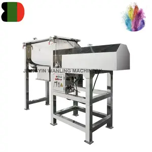 WLLD industrial 2 ton mesin pencampur, mesin pencampur bumbu, pencampur, pita sekrup spiral, bubuk fondant, merica, horisontal