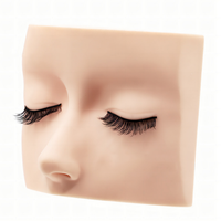 Nouveau petit mannequin d'extension de cils tête de cils pratique poupée factice beauté académie école formation tête
