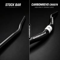 Guidon de scooter électrique Carbonrevo en aluminium pour la conduite hors route, performance stable, pièce de rechange