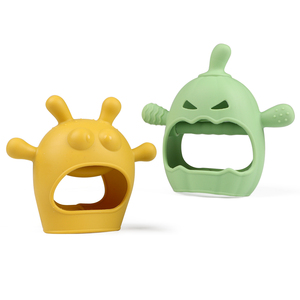 Guantes de Silicona Suaves para Bebés con Forma de Monstruo para Halloween, Aptos para Alimentos, para 0-24 Meses - Product Image 1
