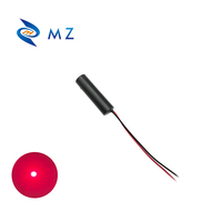 Module laser à point rouge compact haute stabilité Mini D10x35mm 660nm 100mw 3V, tête laser de positionnement de qualité industrielle à haute luminosité