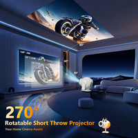 YDH-TP360 2026 Projecteur Mini Portable Android 14, Nouveauté, Prise en Charge Vidéo 8K pour Home Cinéma Intelligent et Divertissement Domestique