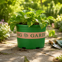 Pots en plastique PP pour pépinière, jardin, conteneurs pour plantes, trou de drainage, légers, durables, utilisation en extérieur, biodégradables, 1,2-7,9 L