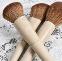 Daily Queen & Mor-phe 15 pinceaux de maquillage en poils nano bruns avec manche kaki pour une application lisse et un estompage uniforme, logo personnalisé