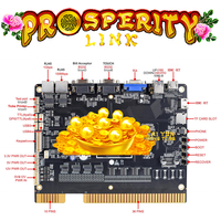 Carte de jeu verticale à monnayeur Prosperity Link Cai Yun Heng Tong pour machine de jeu d'arcade, prix usine