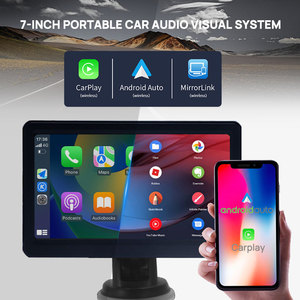 วิทยุติดรถยนต์ไร้สายแบบพกพา Android Auto รุ่นใหม่ล่าสุด หน้าจอสัมผัส IPS ขนาด 7 นิ้ว รองรับการโทรแบบแฮนด์ฟรีผ่านบลูทูธ สำหรับรถยนต์ทุกประเภทและรถบรรทุก - Product Image 4