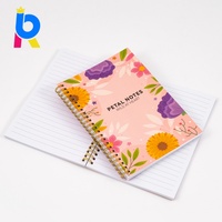 Carnet A5 en cuir à spirale, reliure cousue, personnalisable avec logo, idéal pour journal d'église ou coffret cadeau d'affaires – Prix usine