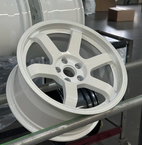LZT-1263 Gloss Pearl <strong>White</strong> Forged Monoblock Volk Racing <strong>TE37</strong> Wheels 17 18 19-inch 5x114.3 <strong>Rims</strong> for Civic Si Type R G80 M3 S2000 - Product Image 1