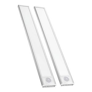 Luz LED de 3 Colores para Gabinete con Sensor de Movimiento, 20cm/30cm/40cm/60cm, Recargable por USB, con Función de Funcionamiento con Batería - Product Image 1