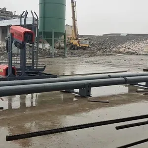 Machine de soudure de cage en acier de renfort de fil de pile de poteau tourné par béton