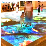 Écran de sol LED magique 3D effet miroir, pour hôtel de maison, nouveauté 2019