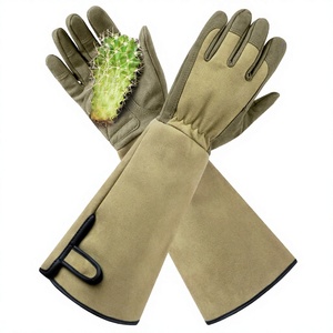 Everyday Use Waterproof Non-Slip Puncture-resistant Silicone Finger Gloves Open Guitar Finger Covers Protector <b>Garden</b> Work Size - Product Image 3