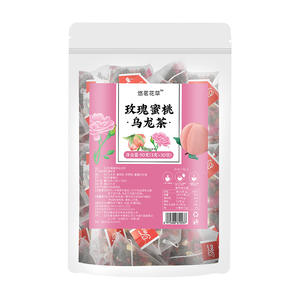 Mélange sachet de thé Triangle sachet de thé pyramide sac noir saveur coréenne thé liquide pour tasse de glace <span class=keywords><strong>Fuze</strong></span> pêche Rose saveur thé glacé sans sucre - Product Image 5