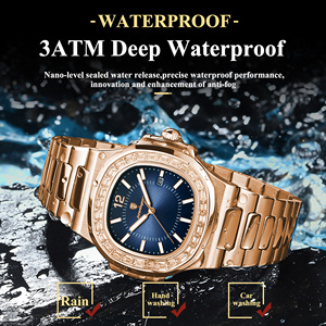 <span class=keywords><strong>Orologio</strong></span> da Uomo al Quarzo in Acciaio Inossidabile <span class=keywords><strong>Oro</strong></span> <span class=keywords><strong>Rosa</strong></span>, Impermeabile e Luminoso, Vendita all'Ingrosso dalla Fabbrica Poedagar - Product Image 2