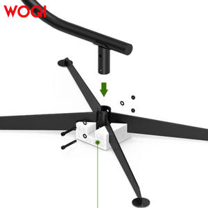 WOQI Columpio al aire libre Silla Soporte Colgante <span class=keywords><strong>Terraza</strong></span> Hamaca <span class=keywords><strong>para</strong></span> acampar y senderismo - Product Image 4