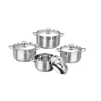 Ensemble de 10 casseroles et marmites en acier inoxydable, compatibles induction, style chinois, pour cuisson vapeur et soupes