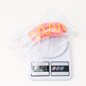 Köpekler çiğnemek köpek dişleri temizleme için sosis rulo şekli dayanıklı gıcırtılı oyuncak tedavi - Product Image 5