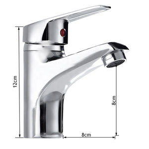 Rubinetto moderno per bagno in zinco sanitario venus rubinetto monocomando per lavabo monocomando caldo e freddo - Product Image 6