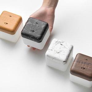 El más nuevo LED moderno cubo <span class=keywords><strong>Sensor</strong></span> de mesa control luz nocturna hogar mesita de noche luz nocturna ajustable - Product Image 2