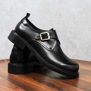 Nuevo Estilo de Zapatos Casuales de Piel Genuina para Hombre, con Punta Redonda, Sin Cordones, Duraderos y Cómodos para Otoño - Product Image 4