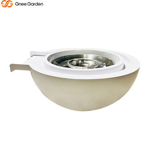 Brasero de Acero Corten Blanco para Exteriores con Decoración de Cascada y Control Remoto, Ecológico para Jardines y Patios - Product Image 6