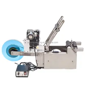 Latest Simple cable round bottle labeling machine