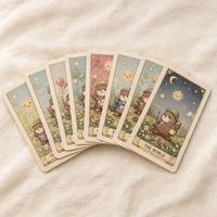 Jeu de cartes de tarot et d'oracle personnalisable KingCards en papier d'art de haute qualité, effet holographique, estampage à chaud, emballage personnalisé, livret