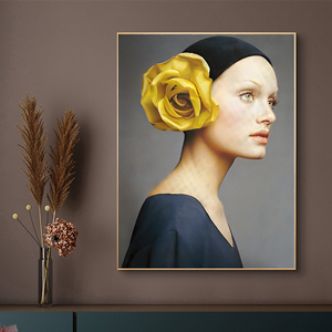 Affiche sur toile de modernisme, image de dos de <span class=keywords><strong>fille</strong></span> nue, mur de <span class=keywords><strong>chambre</strong></span> à coucher, décor d'art à la maison, peinture à l'huile sur toile, affiches et imprimés, photo d'art - Product Image 6