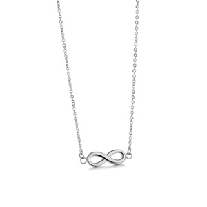 Collier pendentif infini en or 18 carats en forme de chiffre 8, vente en gros Chine - Product Image 2