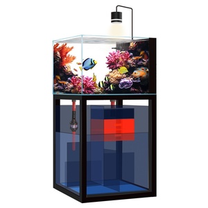 Nouvel aquarium 2026 pour usage domestique, de taille moyenne, avec filtration par le fond, en verre ultra-transparent, pour salon, idéal pour les coraux marins. - Product Image 6