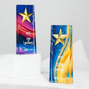 Trofeo de Cristal K9 Grabado con Láser Personalizado - Personalizado con Impresión UV para Competiciones y Celebraciones de Aniversario - Product Image 3