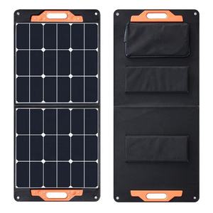 Carregador <span class=keywords><strong>Solar</strong></span> Portátil de Alta Eficiência 100W para Camping e RV, Painel <span class=keywords><strong>Solar</strong></span> Dobrável de 100 Watts <span class=keywords><strong>12V</strong></span> à Venda, Painel de Energia para Emergências - Product Image 5