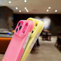 Casing HP 2-in-1 TPU+PC Jelly Anti Benturan Desain Hewan untuk 17 Pro Max 16 Promax, Motif Macaroon Candy untuk Anak Perempuan
