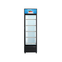 Vitrine de refroidisseur verticale pour boisson boisson bouteille de lait refroidisseur de yaourt réfrigérateur commercial vitrine refroidisseur