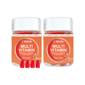 Gomas para Cabelo, Pele e Unhas com Biotina, Colágeno e Vitamina E - Suplemento de Beleza para Crescimento Capilar Mais Forte - Product Image 2