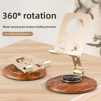 Support rotatif pour téléphone portable et tablette, prix d'usine, pliable, base épaissie ajourée pour dissipation thermique, super stable